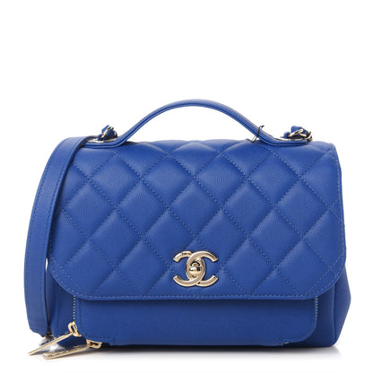 Chanel Caviar Quilted Medium Business Affinity Flap Dark Blue 1 of 11