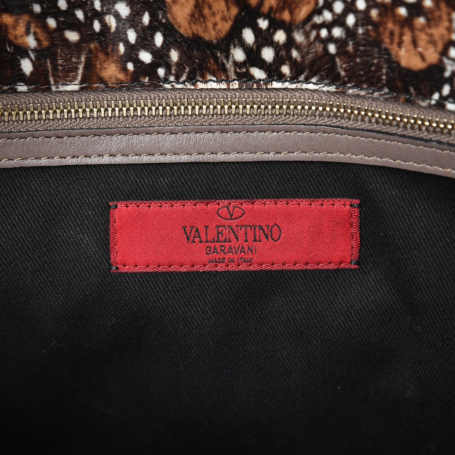 Valentino Garavani Calf Hair Feather Rockstud Shoulder Satchel 7 of 7