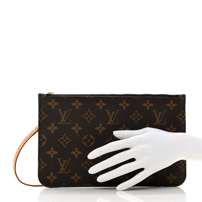 Louis Vuitton LOUIS VUITTON Monogram Neverfull MM GM Pochette 2 of 8