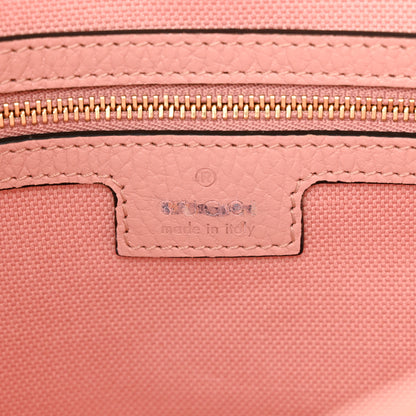 Gucci New Denim GG Monogram Calfskin Love Parade Small Jackie 1961 Hobo Light Pink 7 of 10