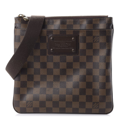 Louis Vuitton Damier Ebene Brooklyn Flat Pochette 1 of 9