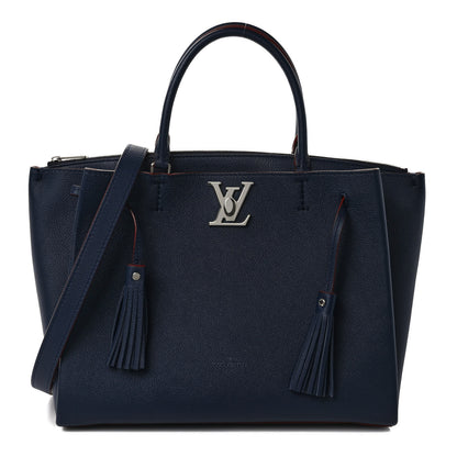 Louis Vuitton Calfskin Lockmeto Marine Rouge 1 of 8