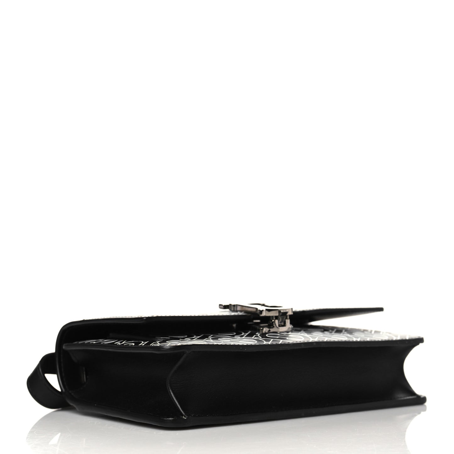Calfskin Monogram TB Bag Black White