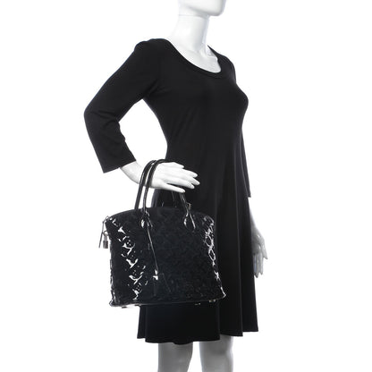 Louis Vuitton Patent Lambskin Fascination Lockit Black 2 of 6