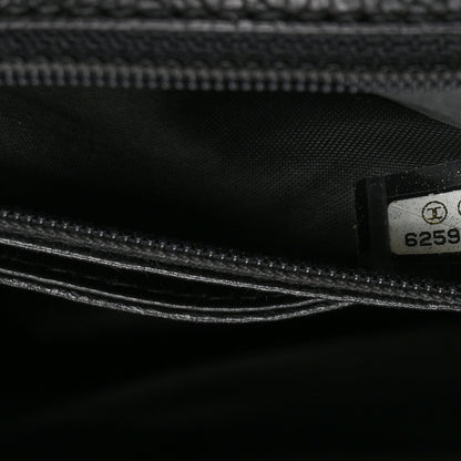 Chanel Caviar Quilted Jumbo Kelly Flap Black 7 of 10