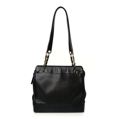 Chanel Caviar CC Shoulder Bag Black 1 of 8
