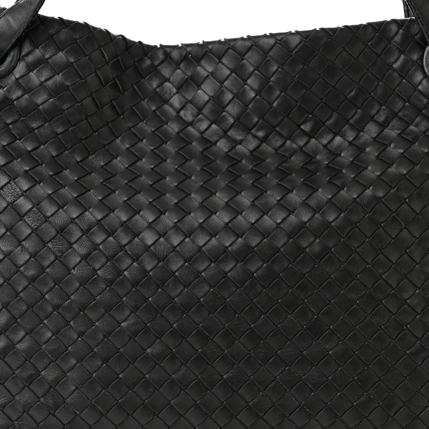 Nappa Intrecciato Medium Garda Bag Black