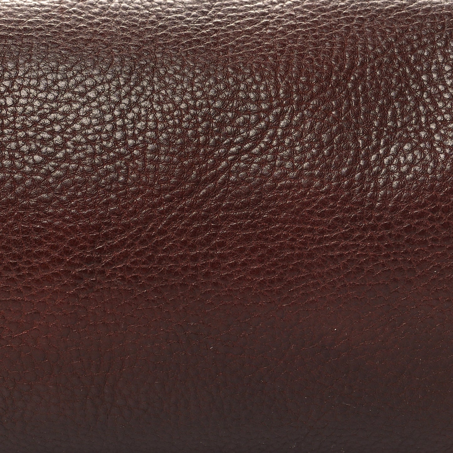 Grained Calfskin 90's Bag Burnt Wood