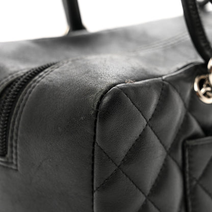 Chanel Calfskin Quilted Large Cambon Bowler Black 13 of 13