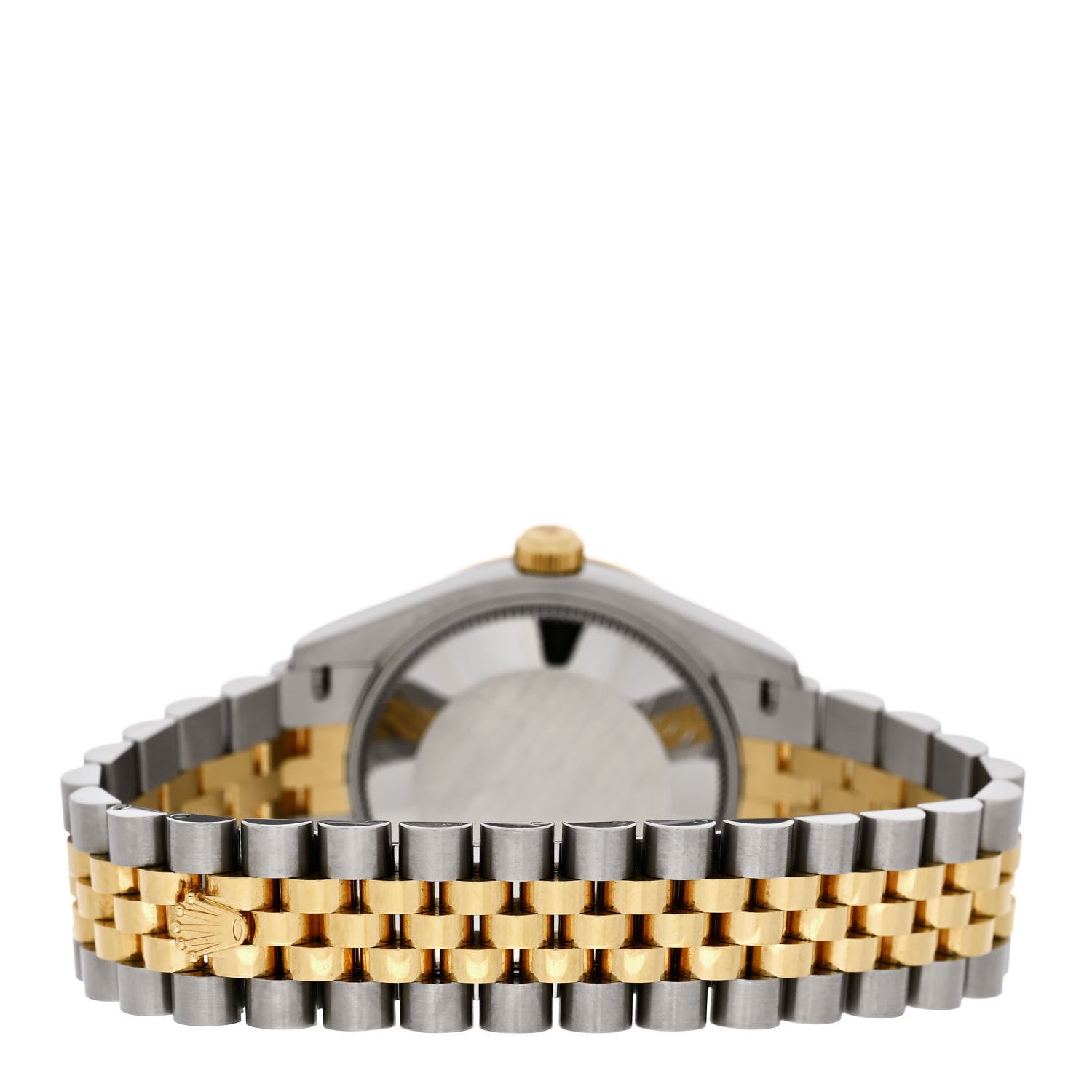 Rolex Stainless Steel 18K Yellow Gold Diamond 31mm Oyster Perpetual Datejust Watch Silver 278273 3 of 4