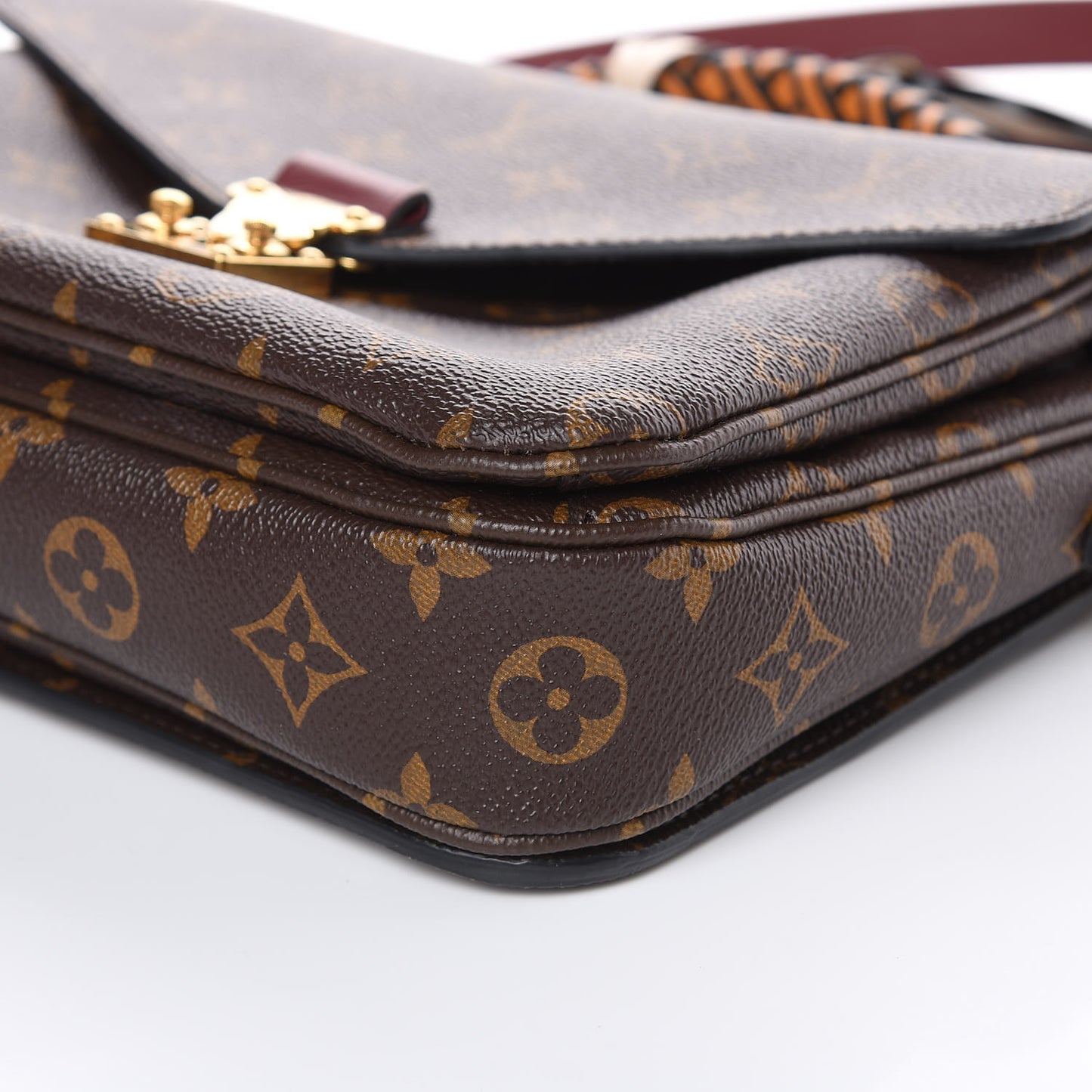 Monogram Braided Pochette Metis Safran