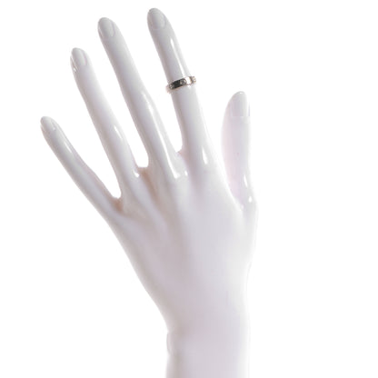 Cartier 18K White Gold Diamond 4mm LOVE Wedding Band Ring 47 4 2 of 6