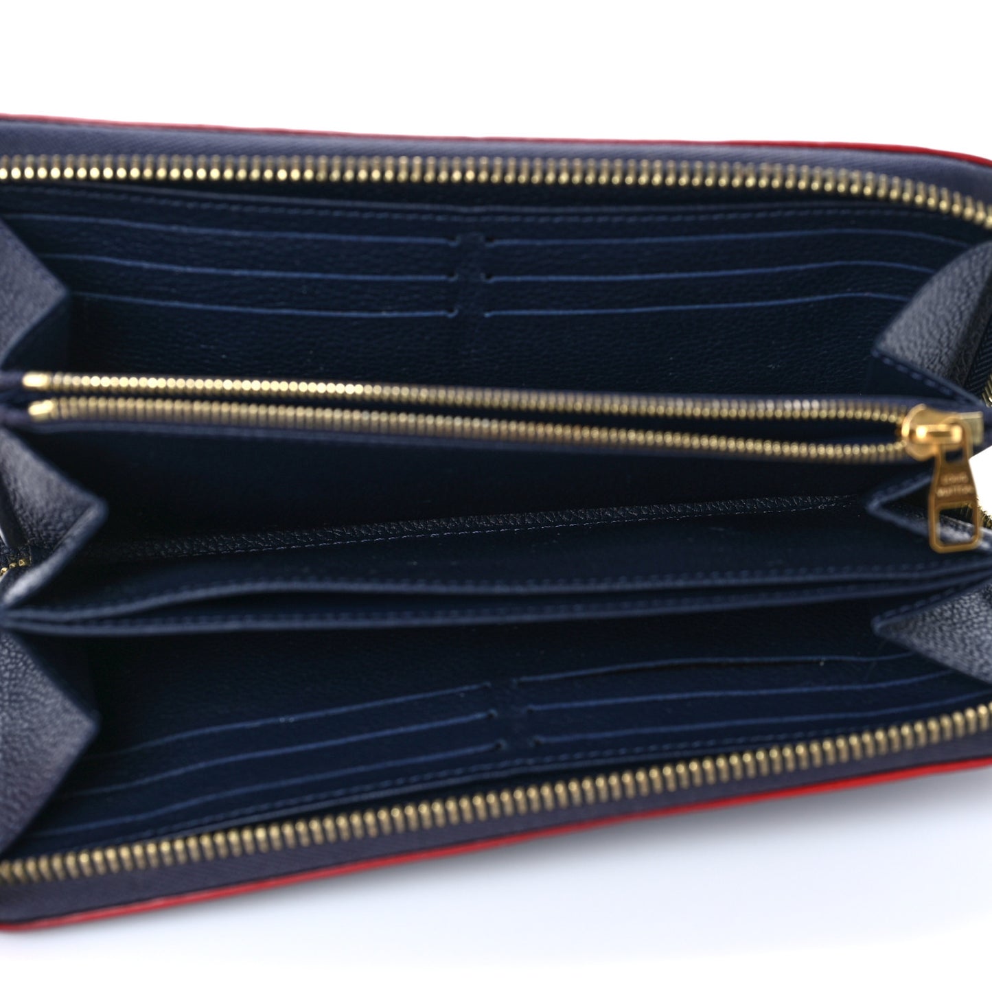 Empreinte Zippy Wallet Marine Rouge
