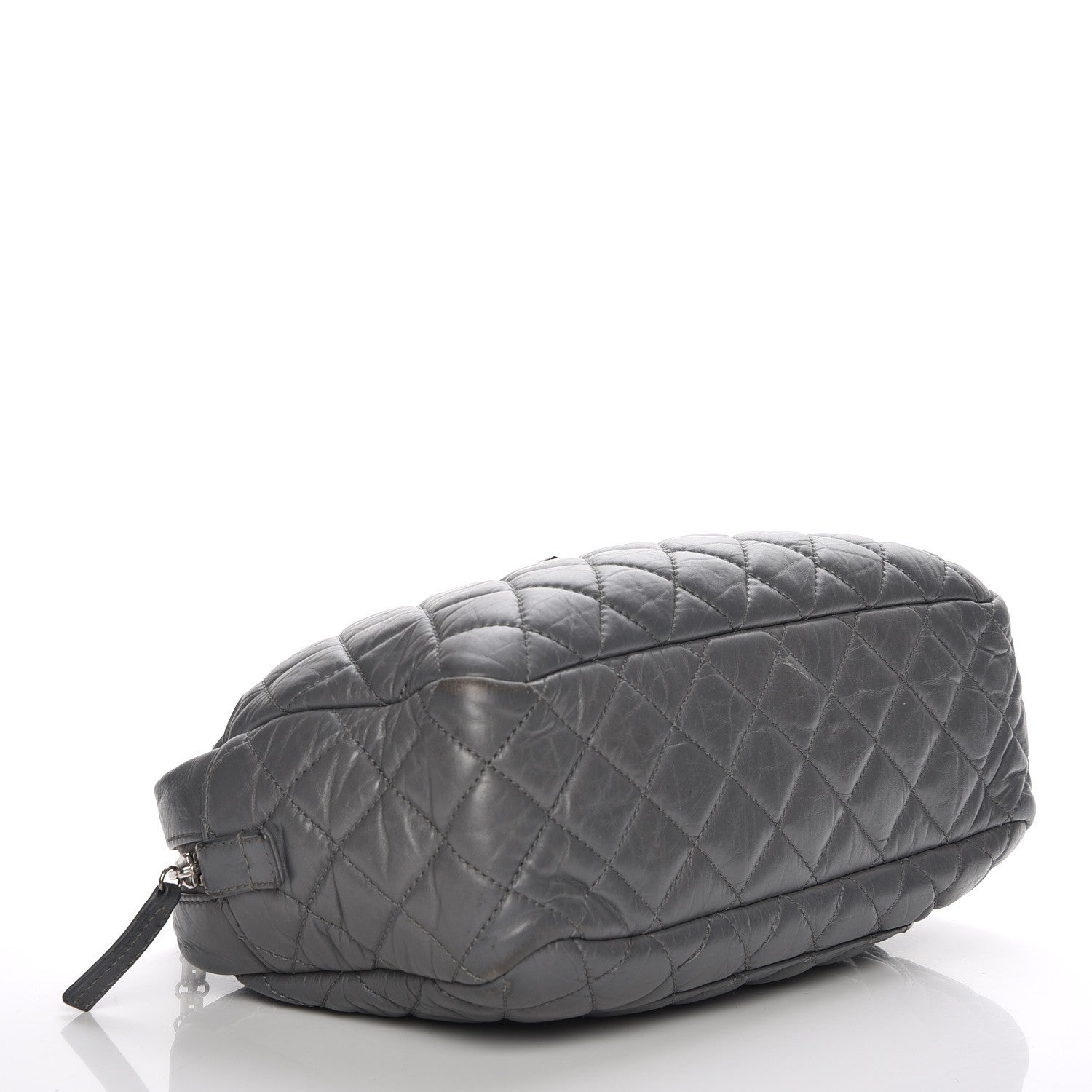 Chanel Aged Calfskin Reissue Medium Camera Case Gray 4 of 12