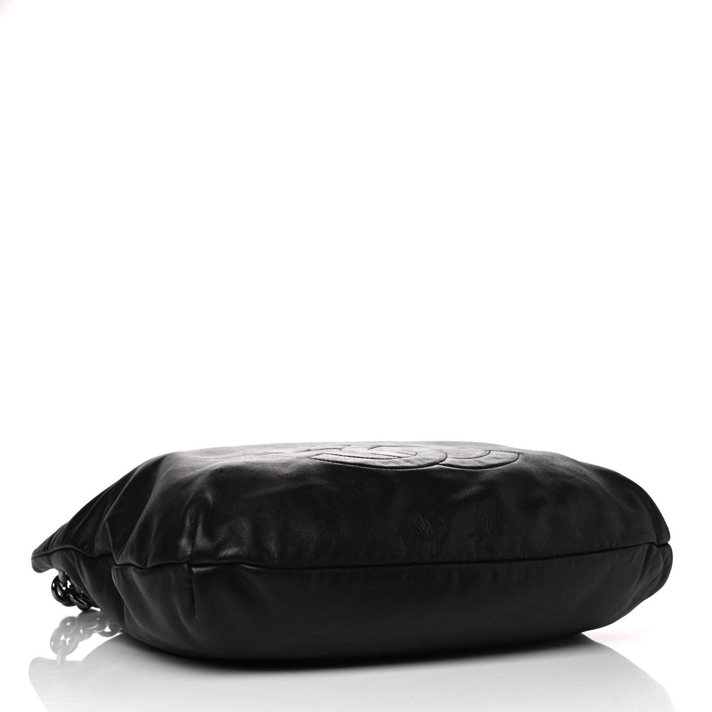 Lambskin Large Soft and Chain Hobo Black