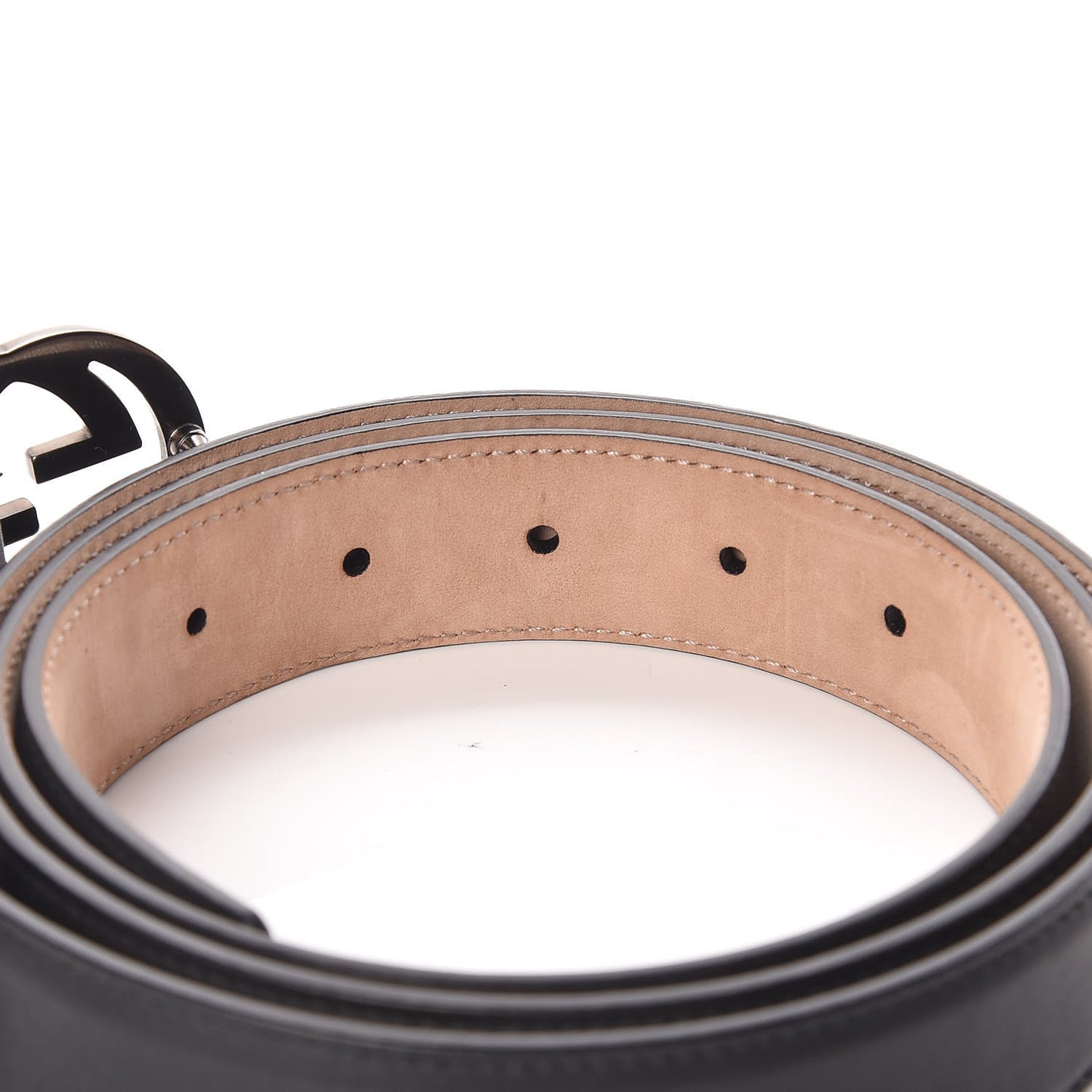 Calfskin Interlocking G Belt 120 48 Black