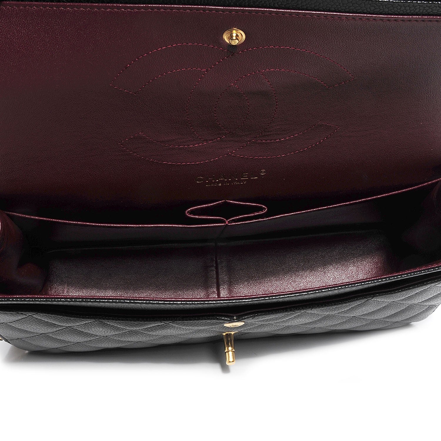 Chanel Caviar Quilted Jumbo Double Flap Black 8 of 9