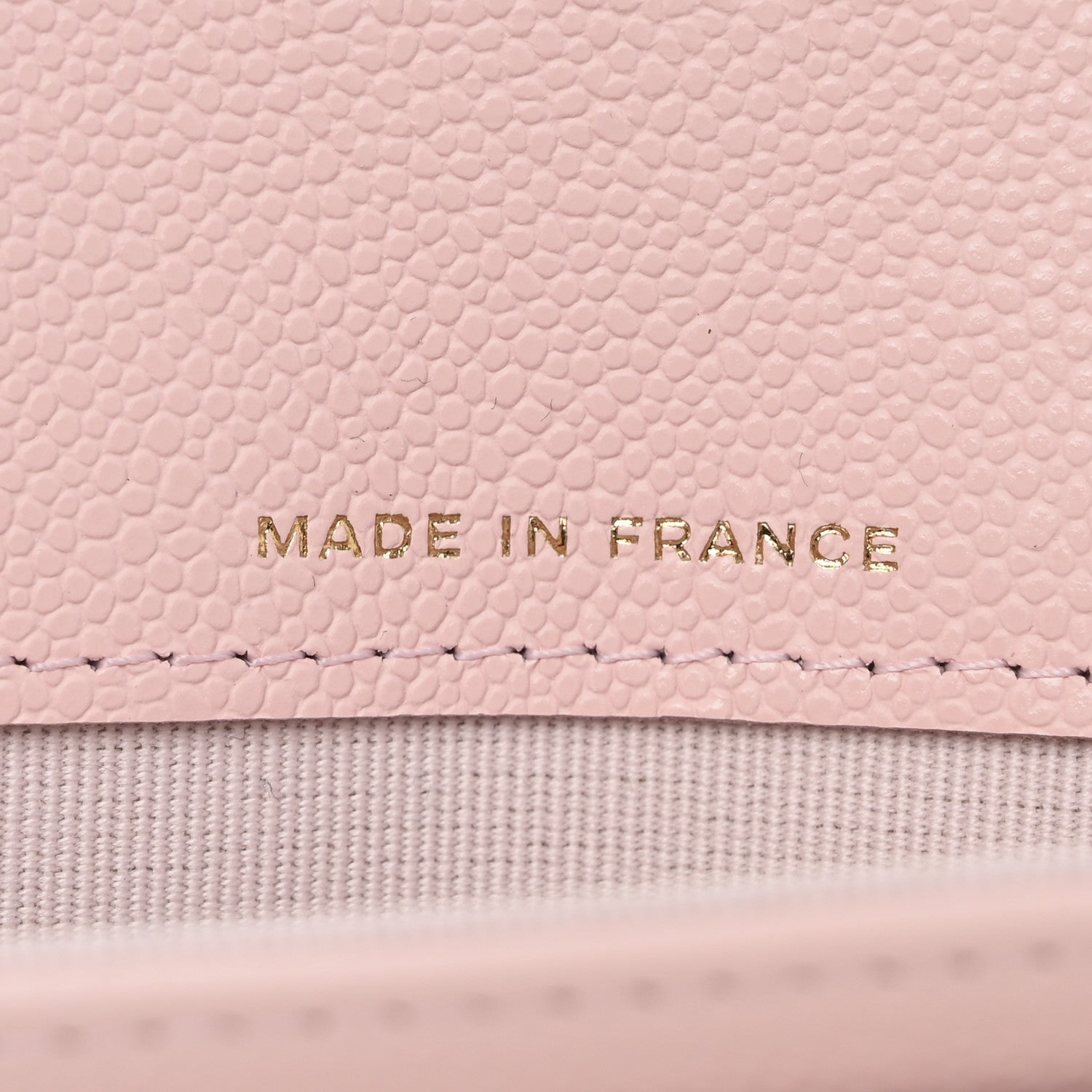 Chanel Caviar Quilted Flap Card Holder Wallet Light Pink 7 of 10