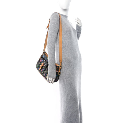 Louis Vuitton Monogram Multicolor Lodge GM Black 2 of 13