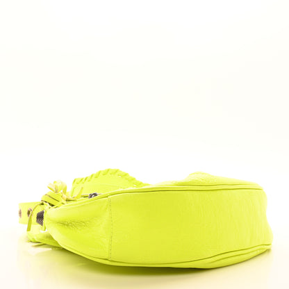 Balenciaga Agneau Arena Le Cagole Shoulder Bag XS Fluo Yellow 10 of 12
