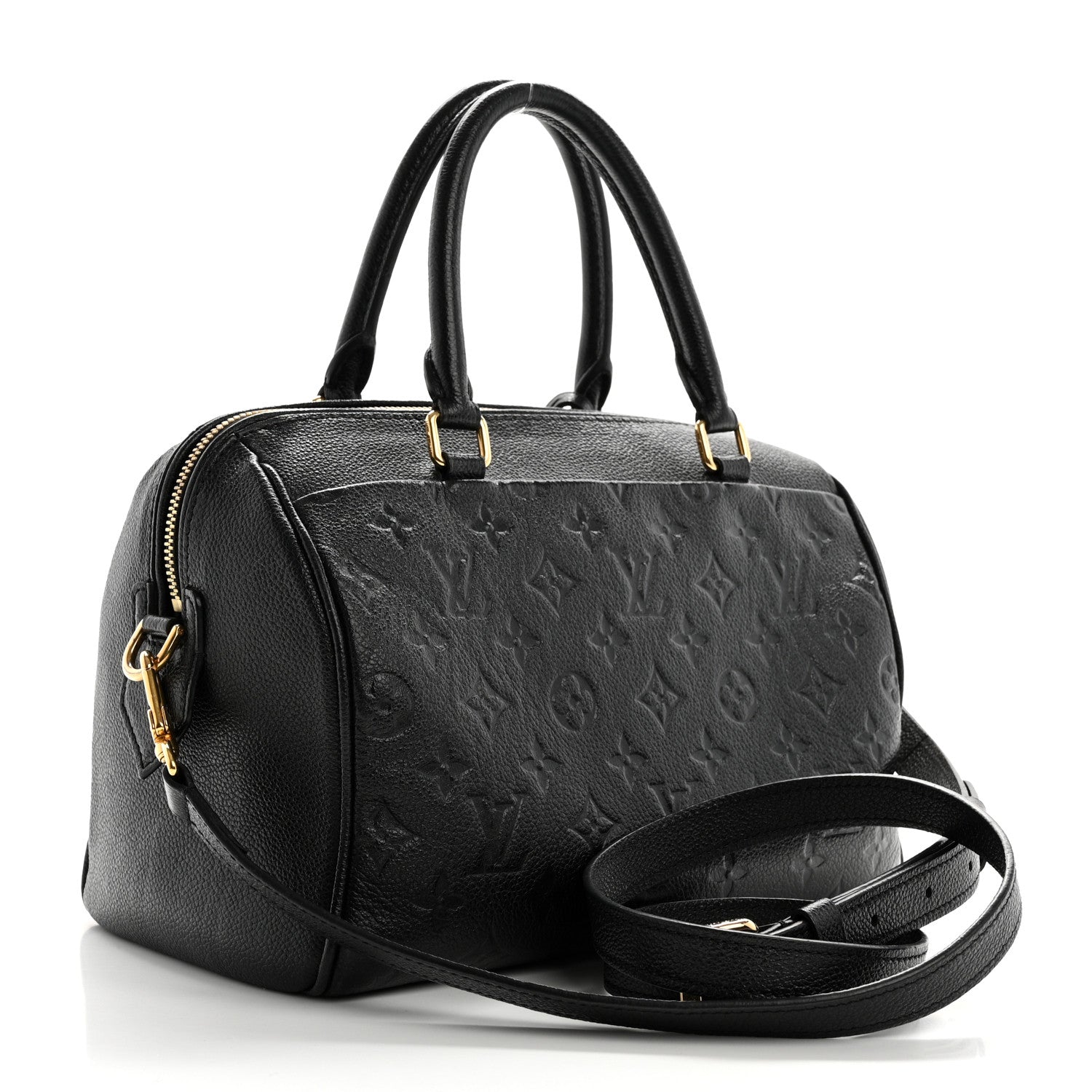 Louis Vuitton Empreinte Speedy Bandouliere 25 NM Black 3 of 12
