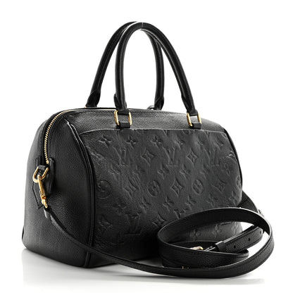 Louis Vuitton Empreinte Speedy Bandouliere 25 NM Black 3 of 12