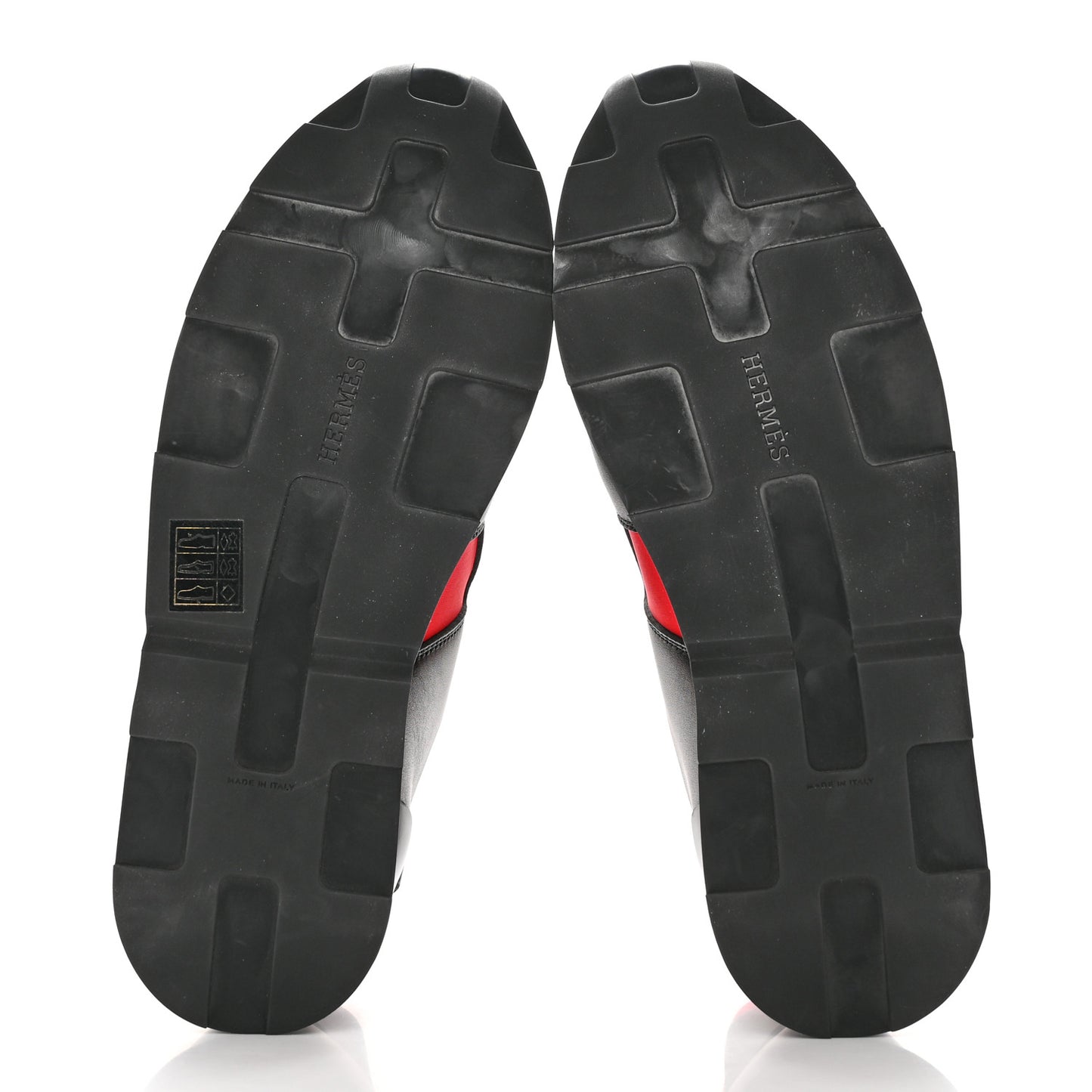 Technical Canvas Calfskin Goatskin Womens Player Sneakers 39 Rouge Black