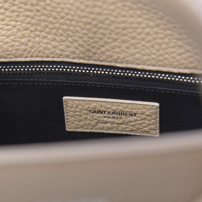 Saint Laurent Grained Calfskin Small Sac De Jour Dark Beige 6 of 11