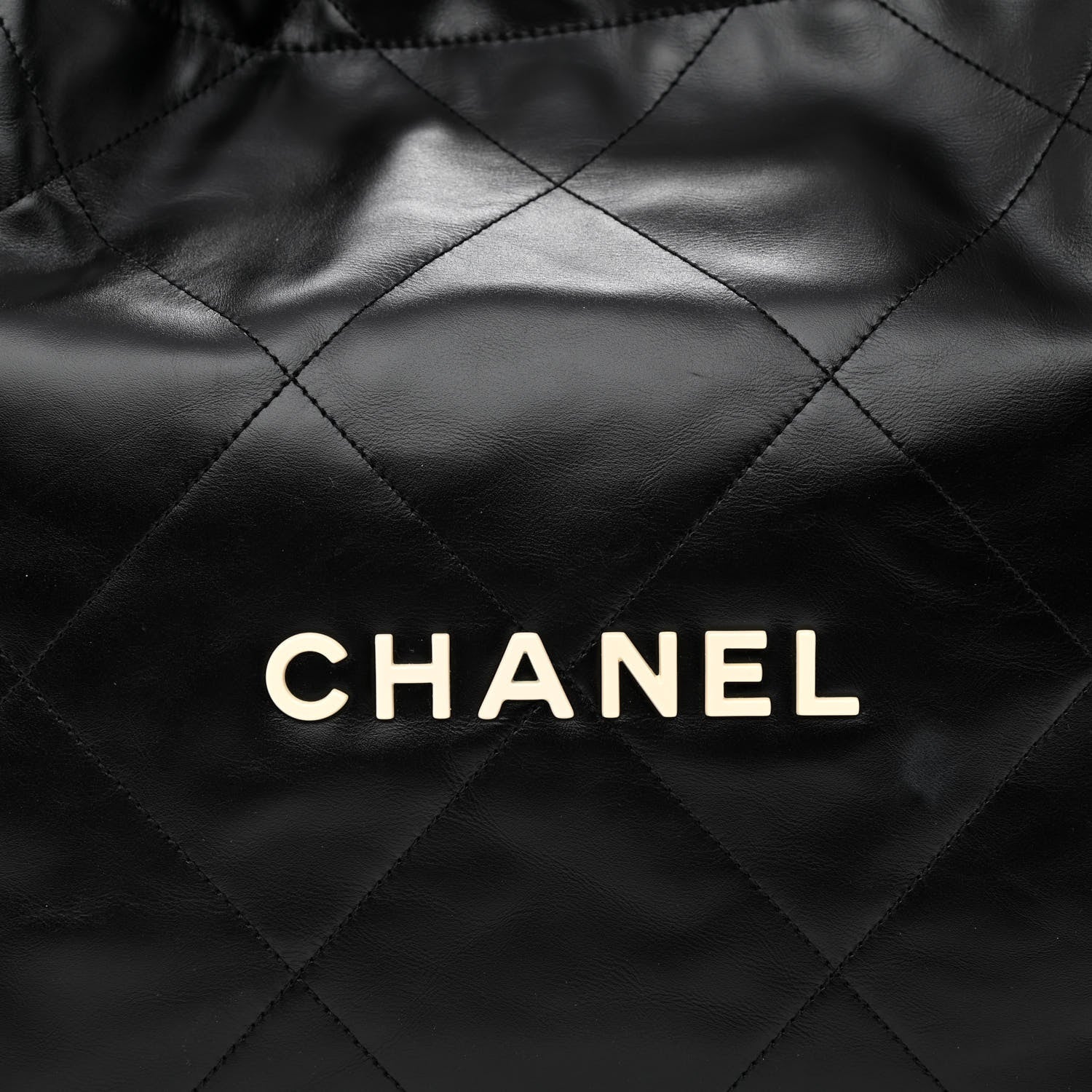 Chanel Calfskin Quilted Small Chanel 22 Black 9 of 11