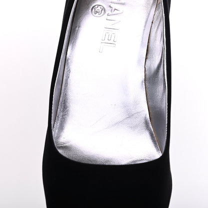 Chanel Satin Pumps 37.5 Black 13 of 13