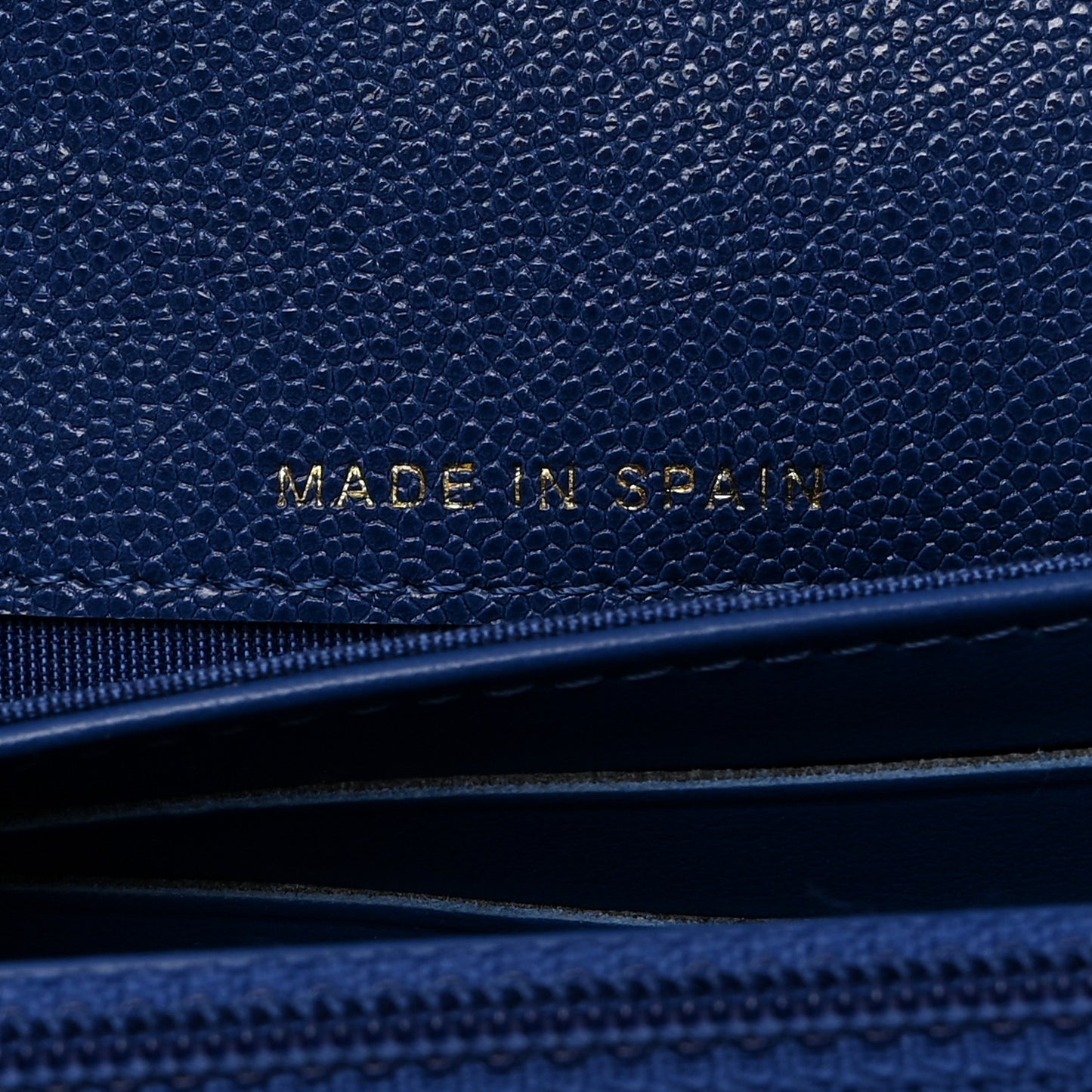 Caviar Quilted Medium Boy Flap Wallet Blue