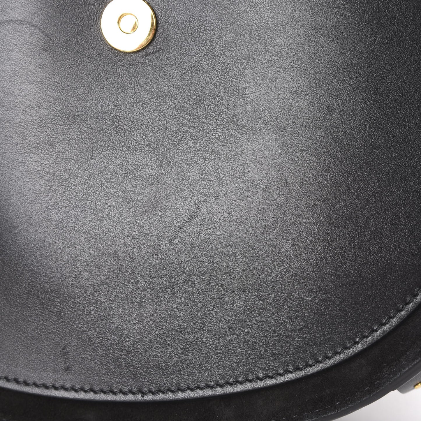 Grained Calfskin Large Tess Bag Black