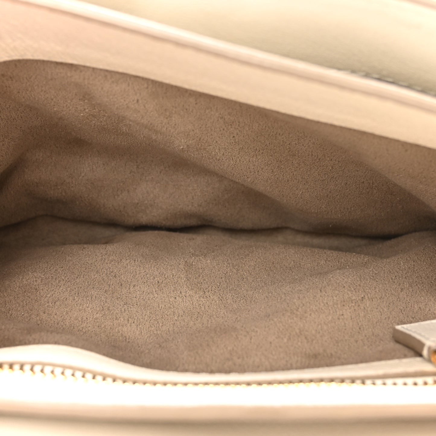 Goatskin Natalia Medium Shoulder Bag Chalk