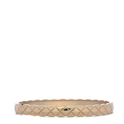 Chanel 18K Yellow Gold Coco Crush Bangle Bracelet M 3 of 5