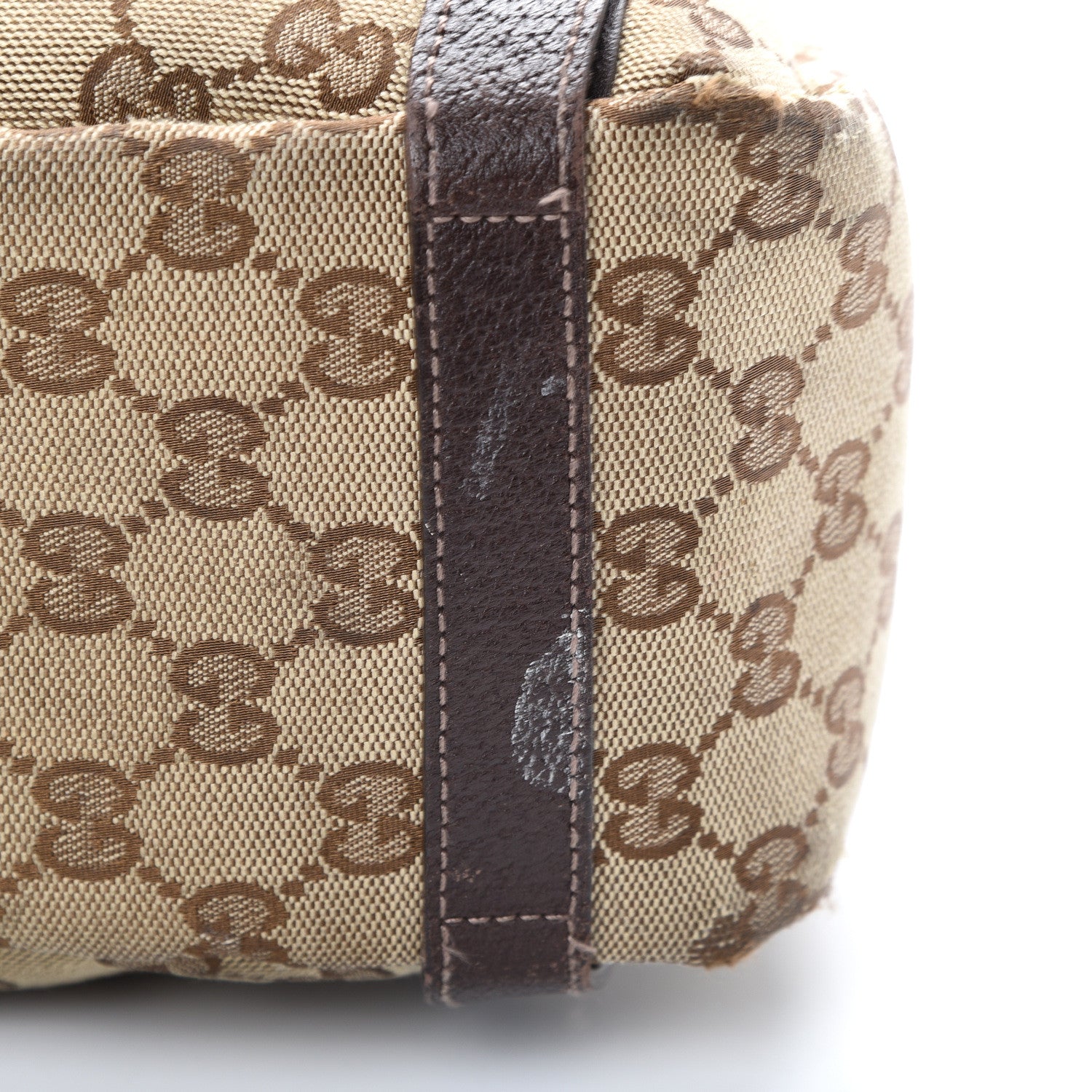 Gucci Monogram Medium Abbey Shoulder Bag Dark Brown 14 of 19