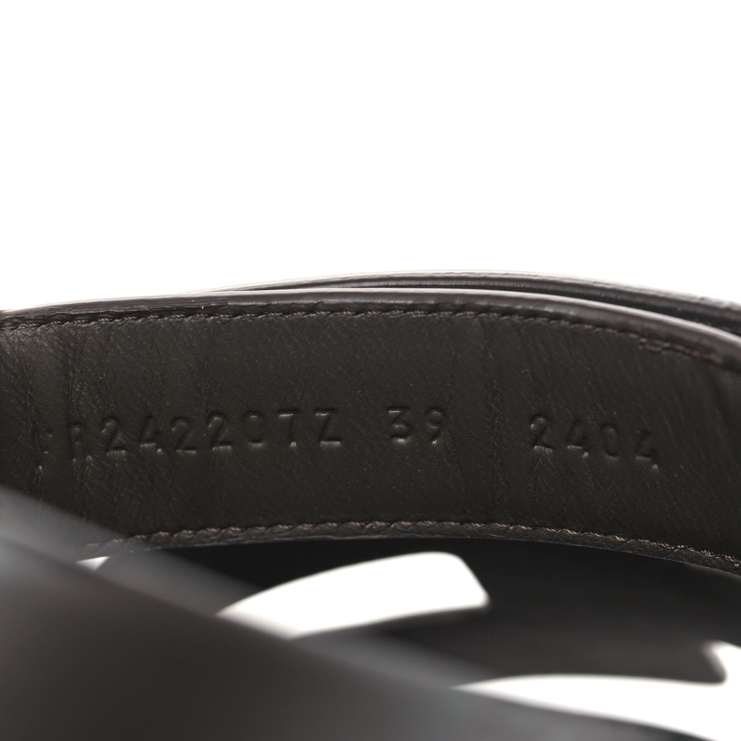 Calfskin Chypre Sandals 39 Ecorce