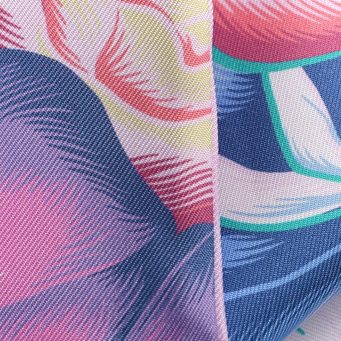 Silk Monogram Malle Fleurs Bandeau Mauve