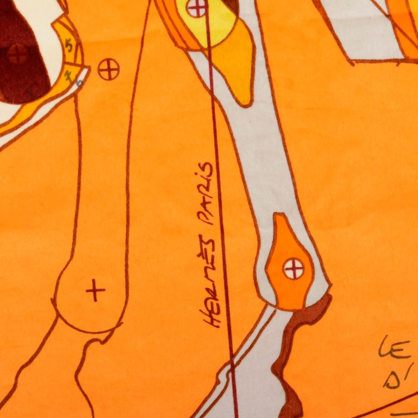 Cotton Modal Velvet Le Pegase D'Throw Orange