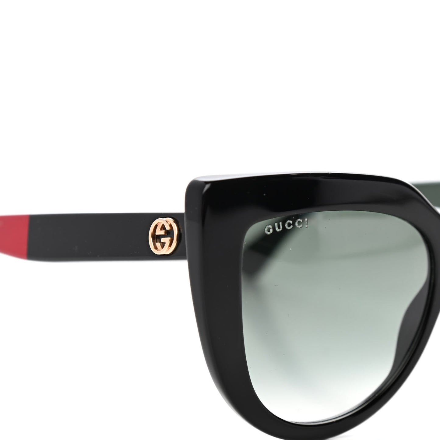 Acetate Cat Eye Sunglasses GG0164S Black