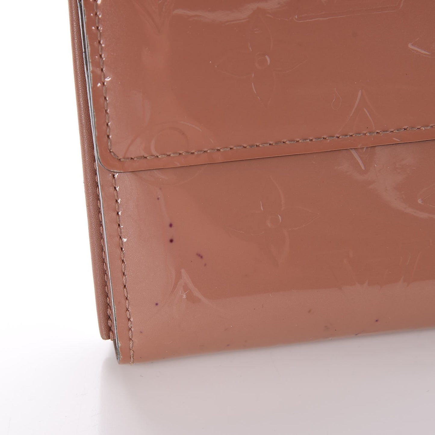 Vernis Sarah Wallet Rose Velours
