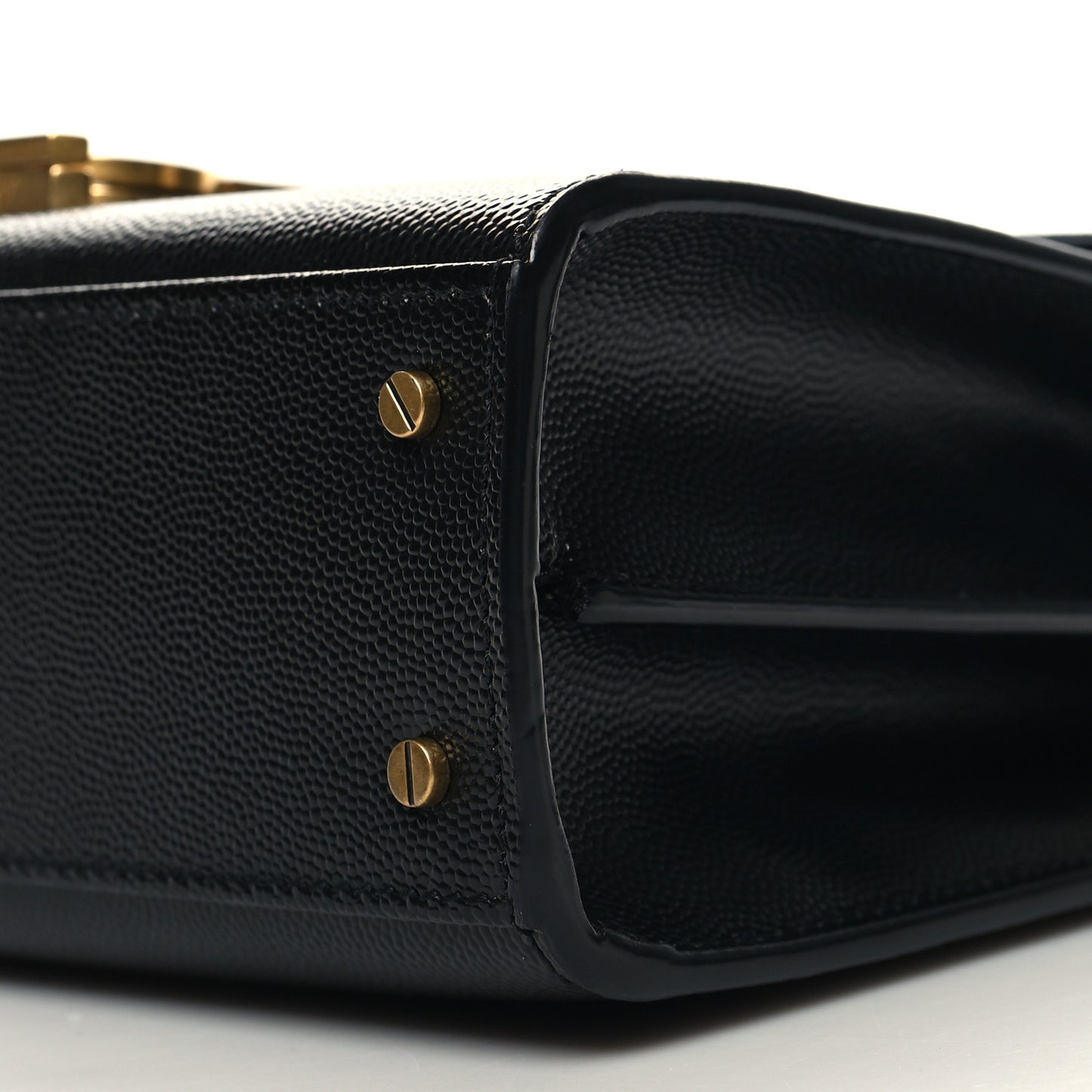 Grain de Poudre Mini Classic Monogram Cassandra Top Handle Black