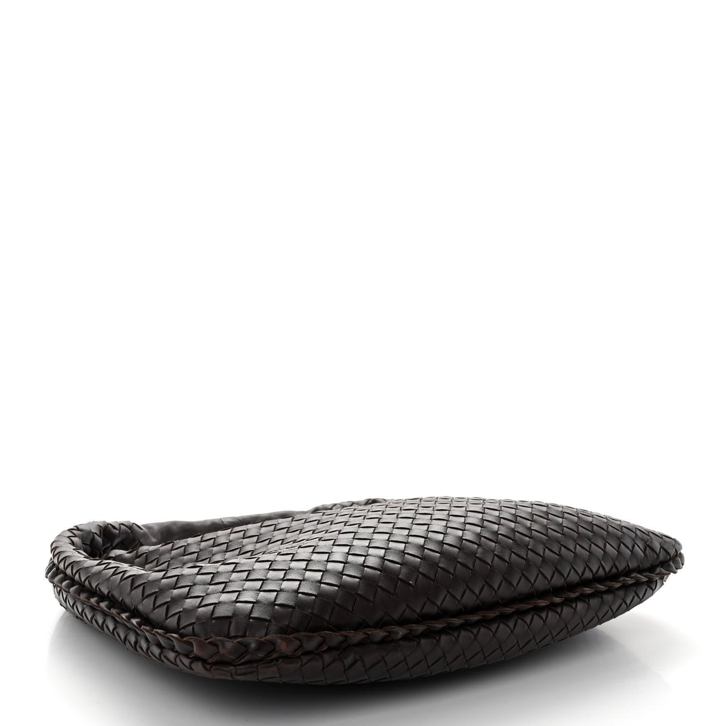 Nappa Intrecciato Medium Veneta Hobo Ebano
