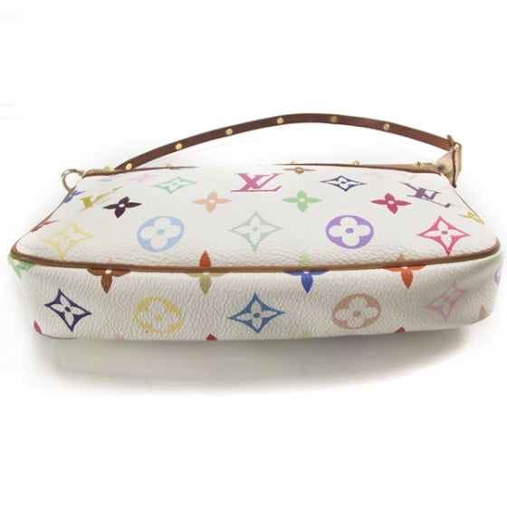 Louis Vuitton Monogram Multicolor Pochette Accessories White 4 of 9