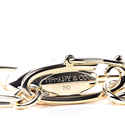 Tiffany 18K Yellow Gold Elsa Peretti Full Heart Charm Bracelet 4 of 5