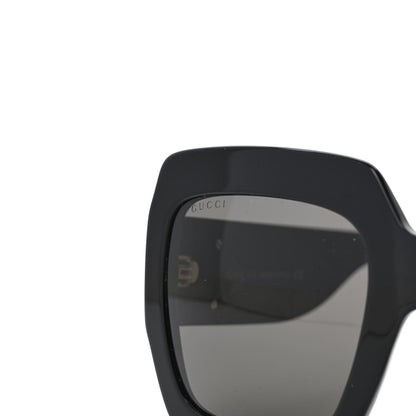 Gucci Square Frame GG0102S Sunglasses Glitter Gold 5 of 9