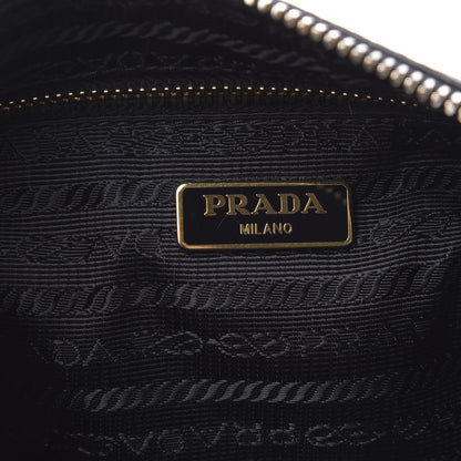 Prada Vitello Daino Pochette Bag Black 6 of 10
