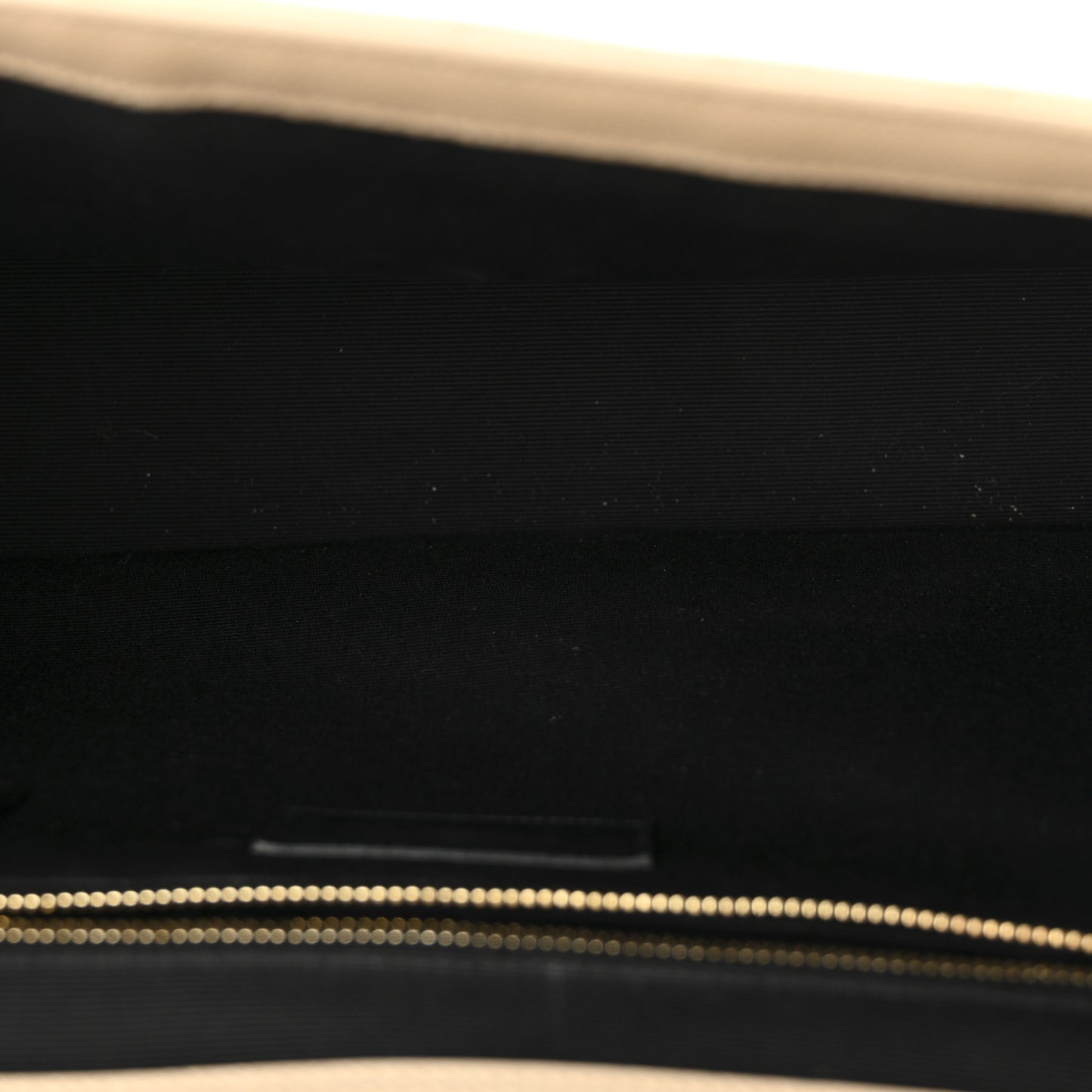 Grain De Poudre Matelasse Chevron Large Monogram Satchel Dark Beige