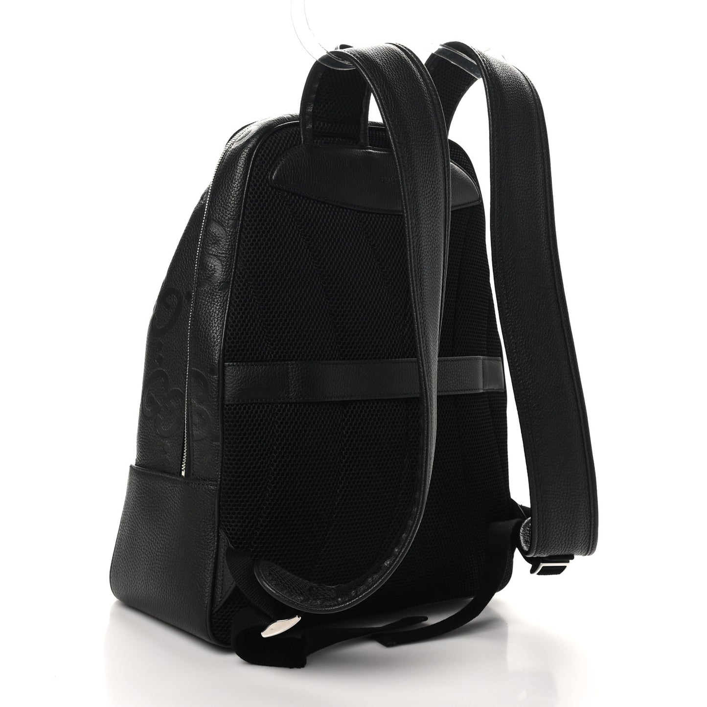 Calfskin Jumbo GG Embossed Large Backpack Black
