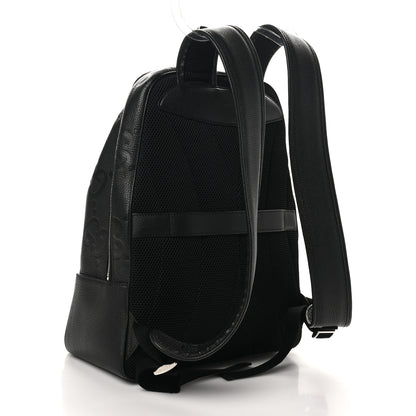 Gucci Calfskin Jumbo GG Embossed Large Backpack Black 3 of 11