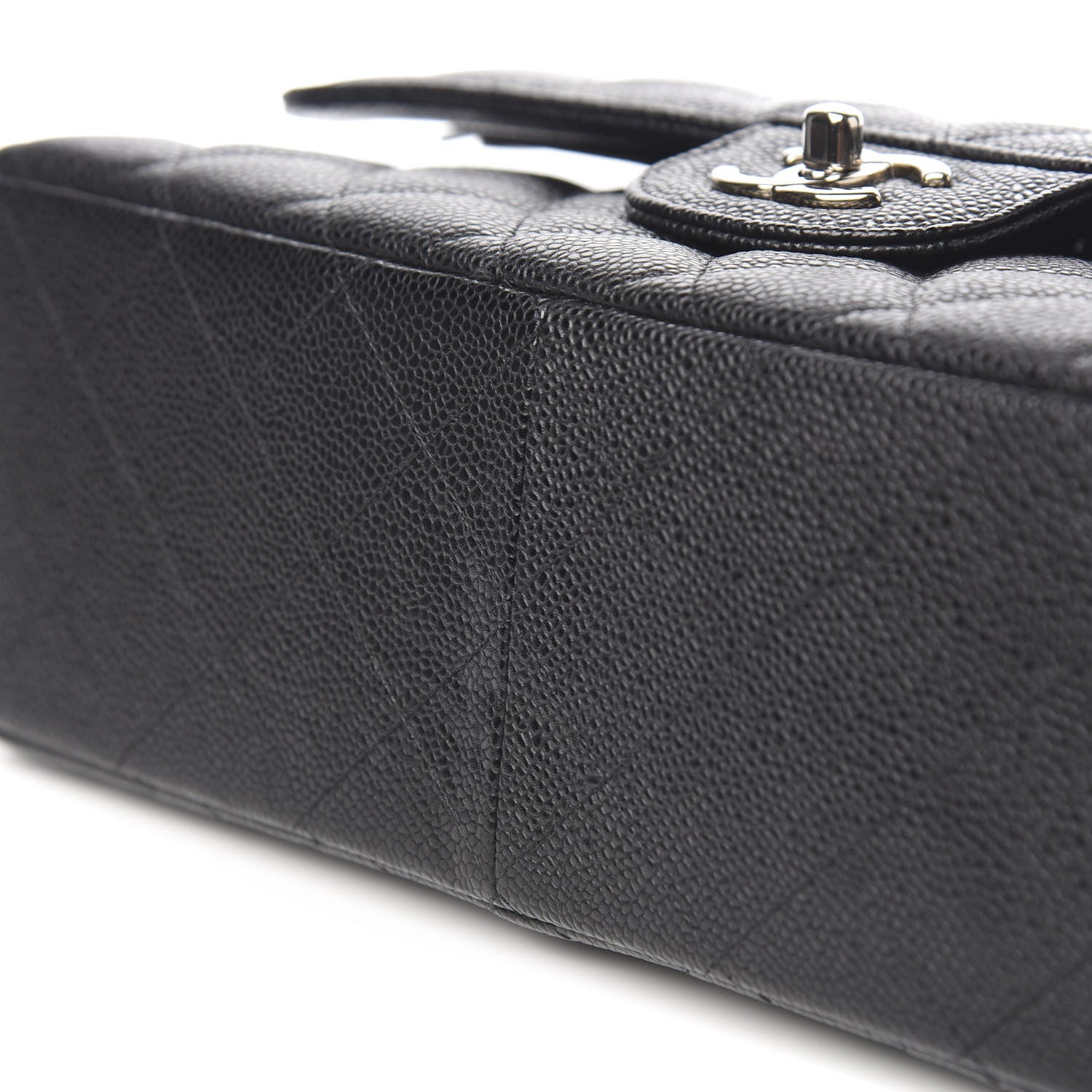 Chanel Caviar Quilted Jumbo Double Flap Black 14 of 16